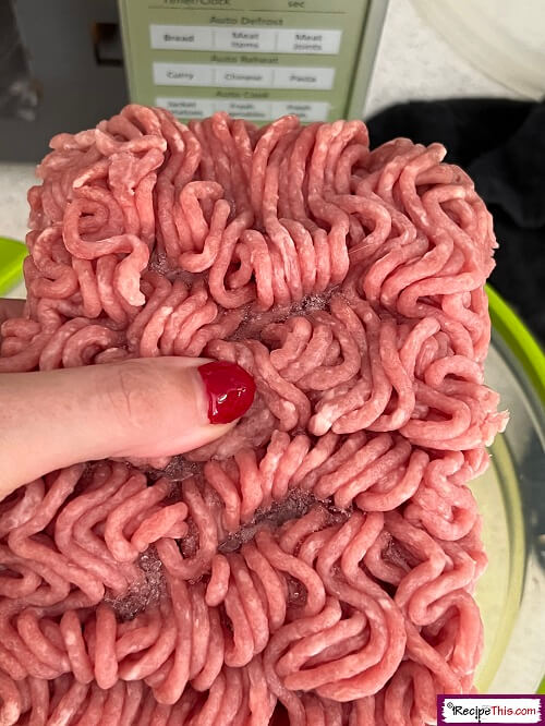 Defrost Mince In Microwave