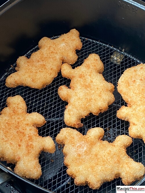 dino nuggets air fryer instructions