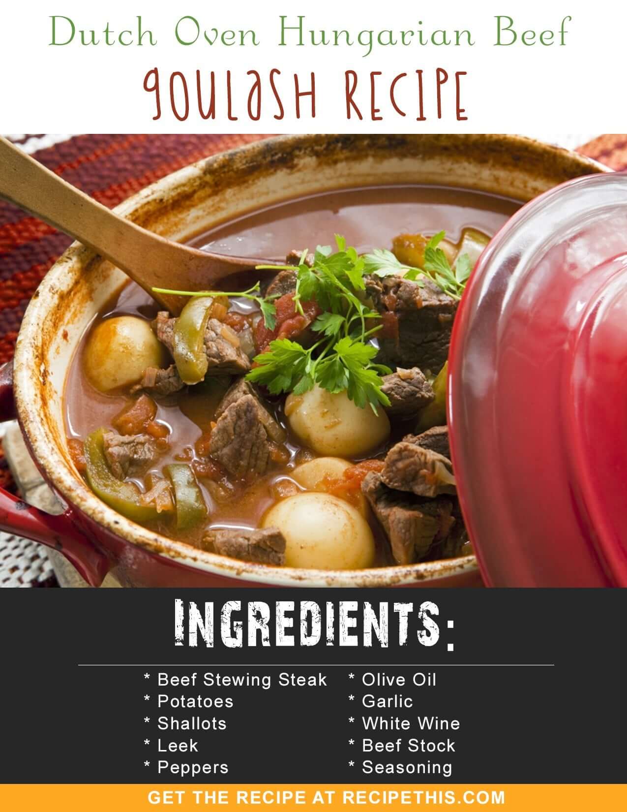 Dutch Oven Hungarian Beef Goulash Recipe Recipe This