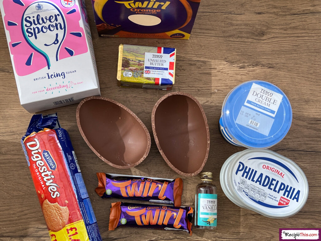 Easter Egg Cheesecake Recipe Ingredients