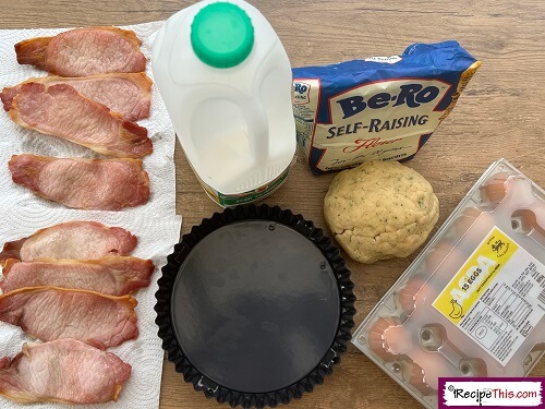 Easy Bacon And Egg Pie Ingredients