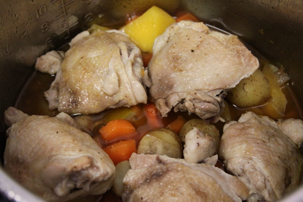 Easy Chicken Thigh Casserole In The Instant Pot Pressure Cooker