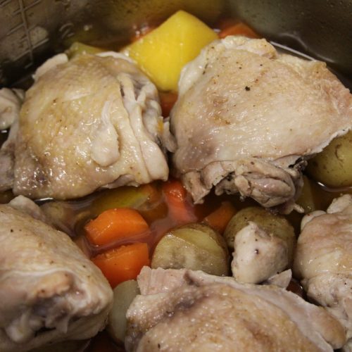 Easy Chicken Thigh Casserole In The Instant Pot Pressure Cooker