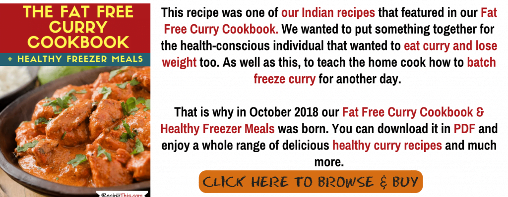 Fat Free Curry Cookbook Extract