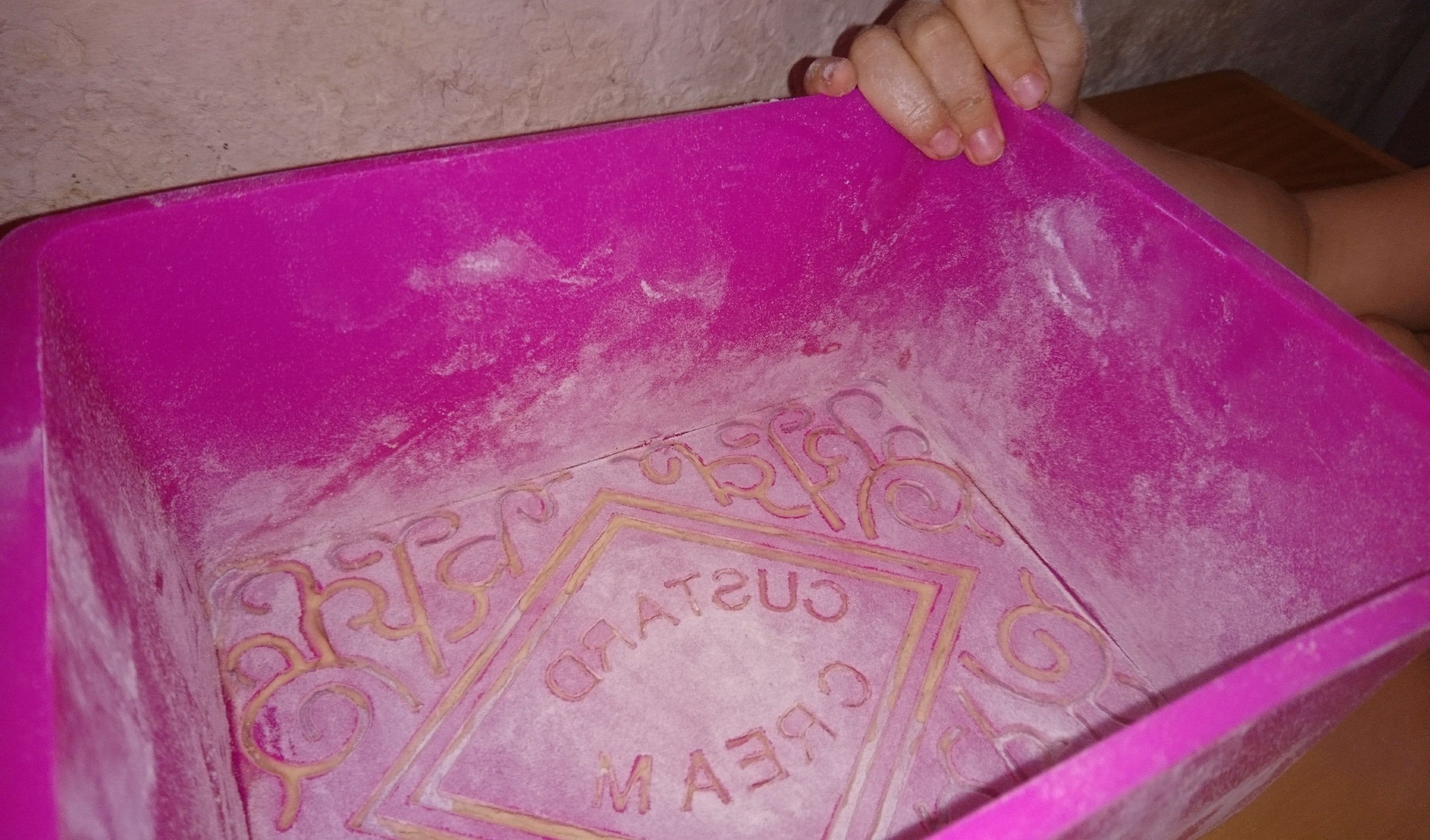 Testing out The Giant Custard Cream Cake Mould. 