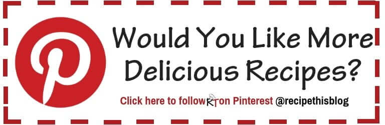 Follow RecipeThis.com On Pinterest