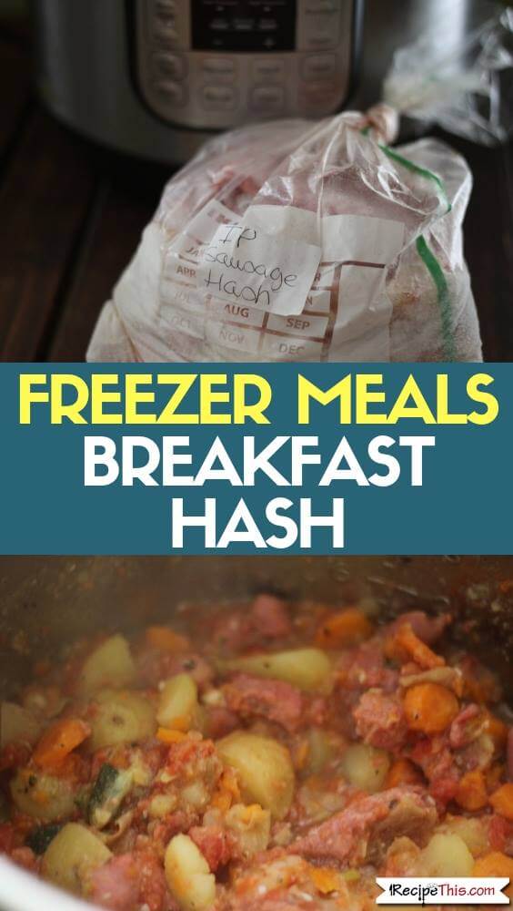 Freezer Meals Breakfast Hash