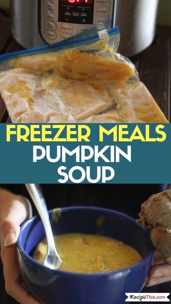 Freezer Meals Pumpkin Soup
