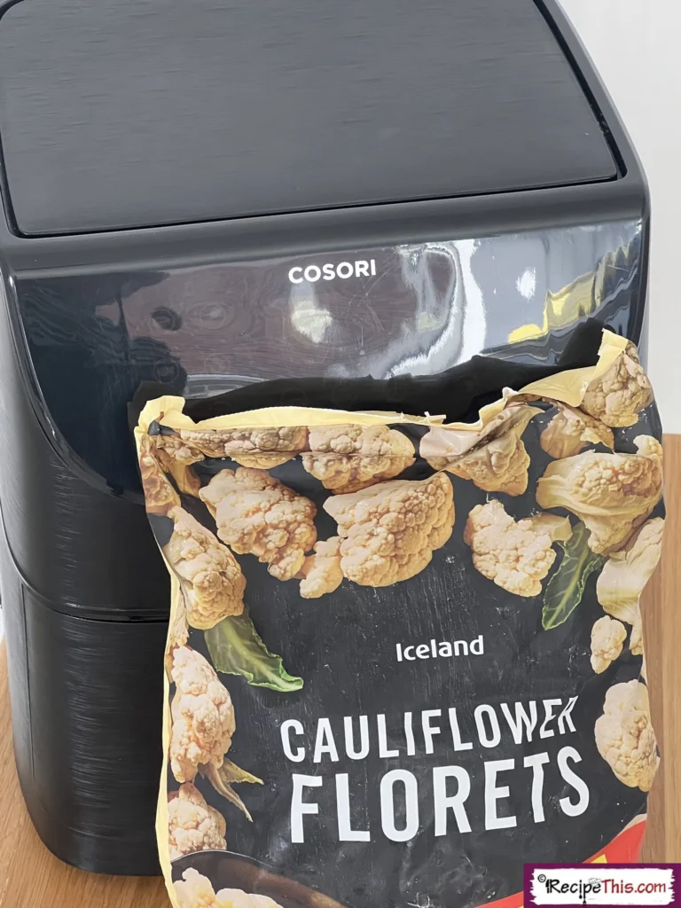 Frozen Cauliflower Air Fryer Ingredients