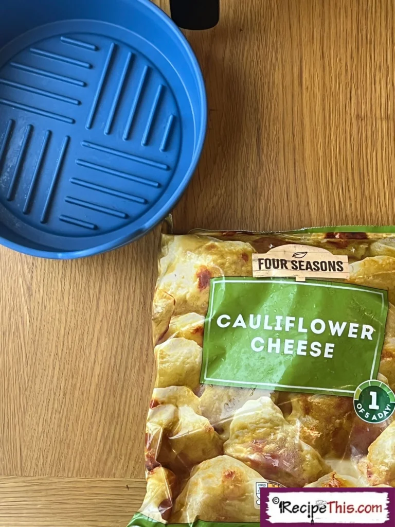 Frozen Cauliflower Cheese Air Fryer Ingredients