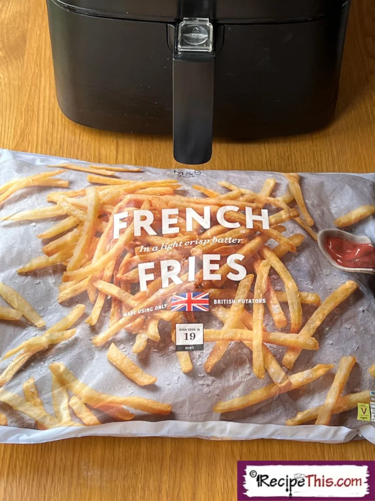 Frozen French Fries Air Fryer Ingredients