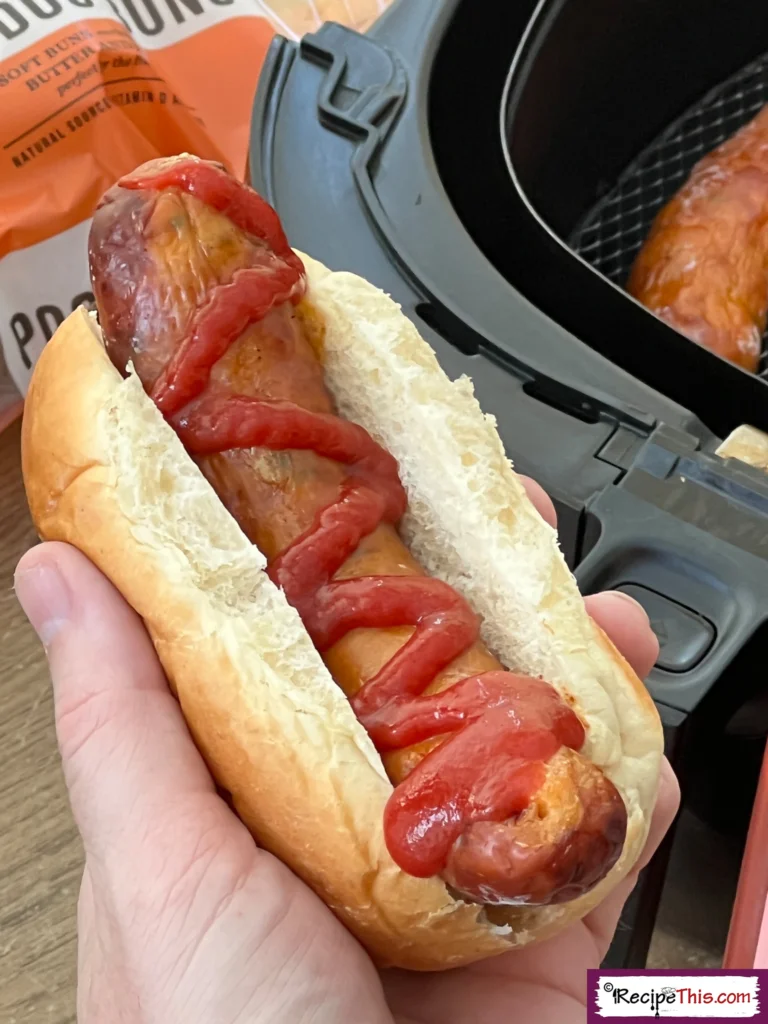 Frozen Hot Dog In Air Fryer