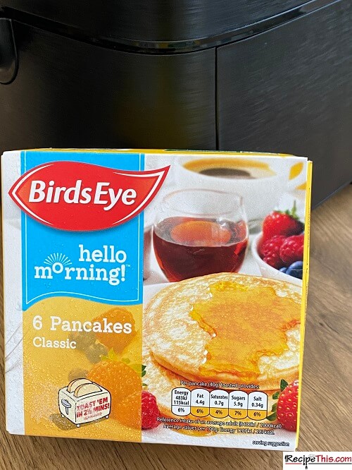 Frozen Pancakes Recipe Ingredients