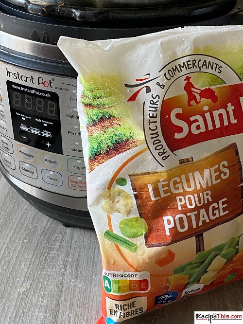 Recipe This Instant Pot Vegetable Soup With Frozen Vegetables