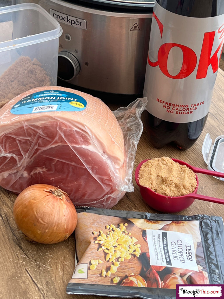 Gammon In Coke Slow Cooker Ingredients