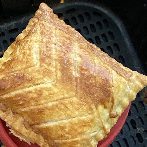 Greggs Cheese And Onion Pasty In Air Fryer