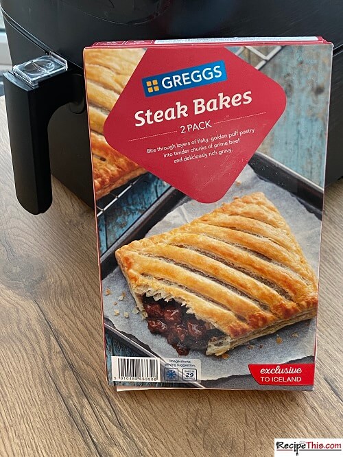 Greggs Steak Bake Ingredients