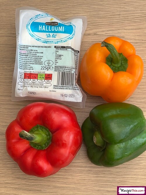 Halloumi Fajitas Ingredients