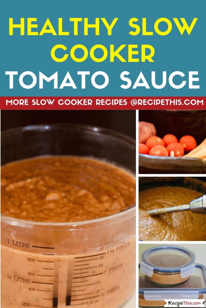 Healthy Slow Cooker Tomato Sauce step by step