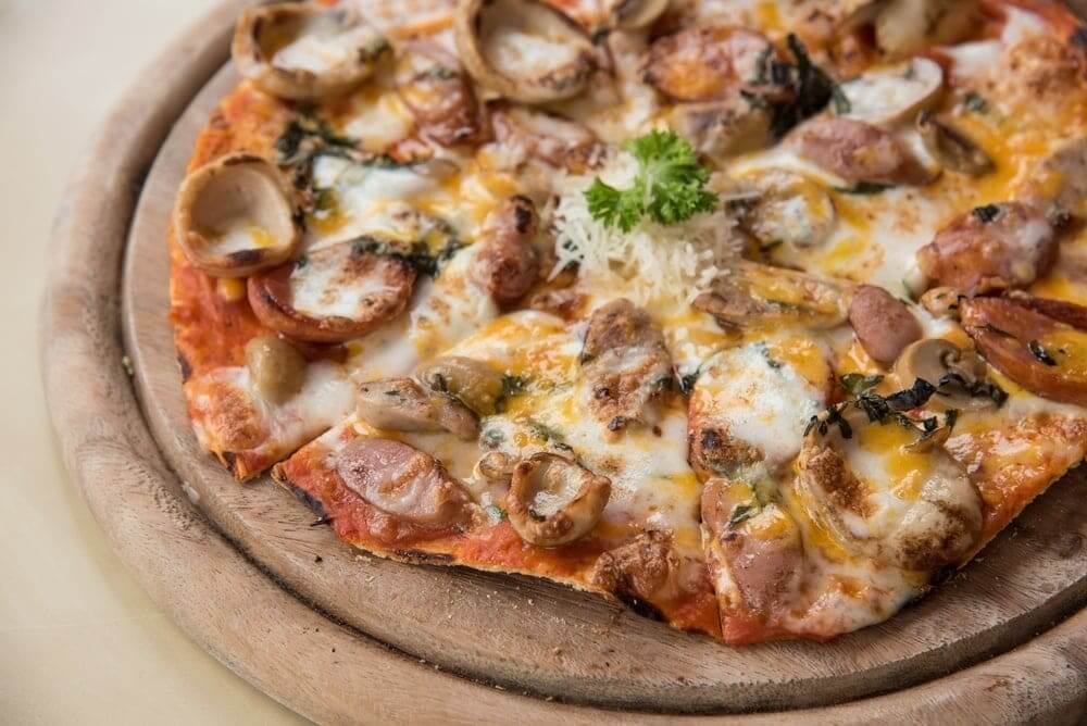 Meat feast pizza recipe