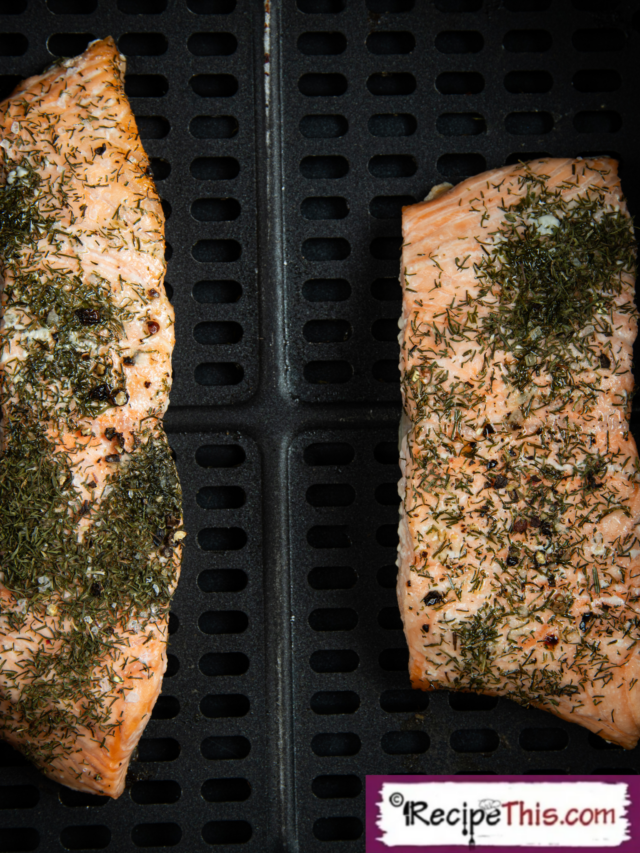 How Long To Cook Salmon In Air Fryer Recipe This How long to cook salmon in air fryer recipe this