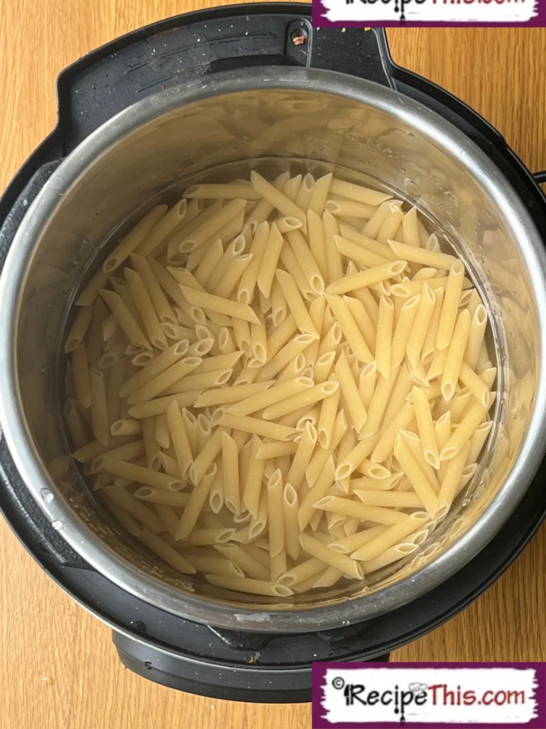 How Much Water For Pasta In Instant Pot