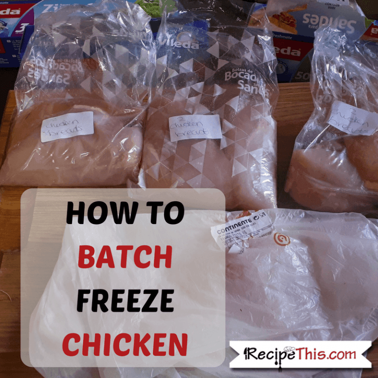 How To Freeze Chicken