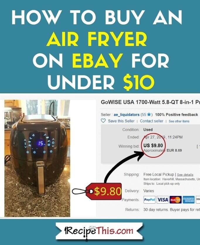 How To Buy An Air Fryer On Ebay For Under $10 guide