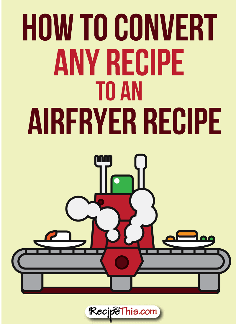 Air Fry Toaster Oven Cooking Chart