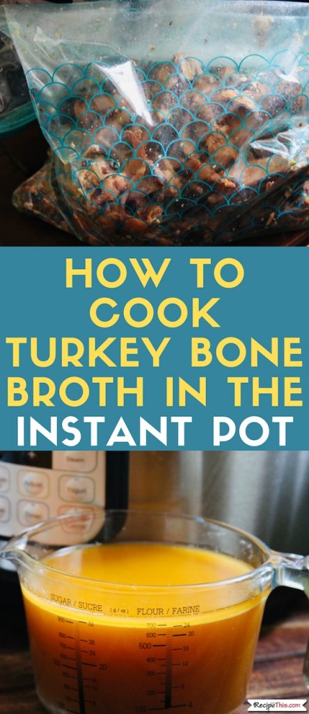 Instant Pot Turkey Bone Broth