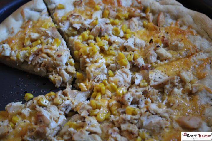 Bread Maker Chicken & Sweetcorn Pizza