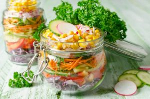 Welcome to how to make cobb salad in a glass jar recipe.