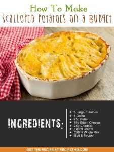 "ingredients for scalloped potatoes"