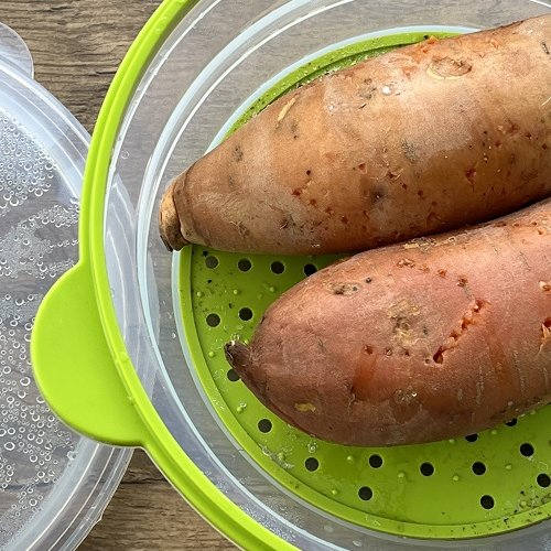 How To Steam Sweet Potato In Microwave