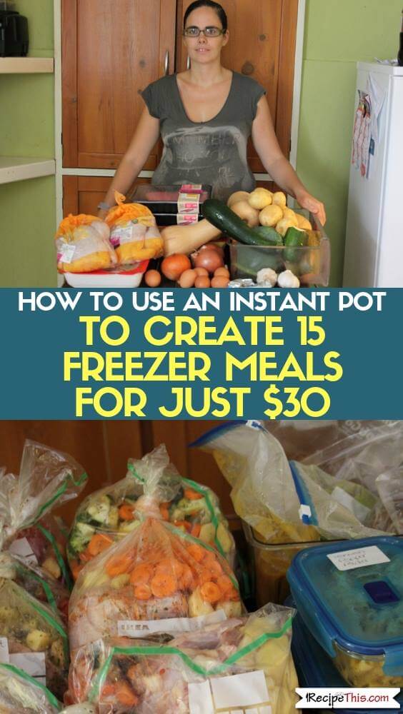 Instant pot freezer online meals