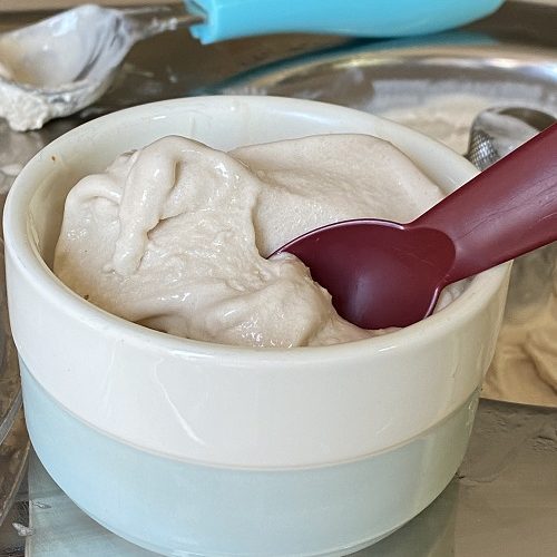 Coconut milk ice cream online in ice cream maker