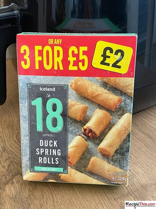 Iceland Frozen Spring Rolls