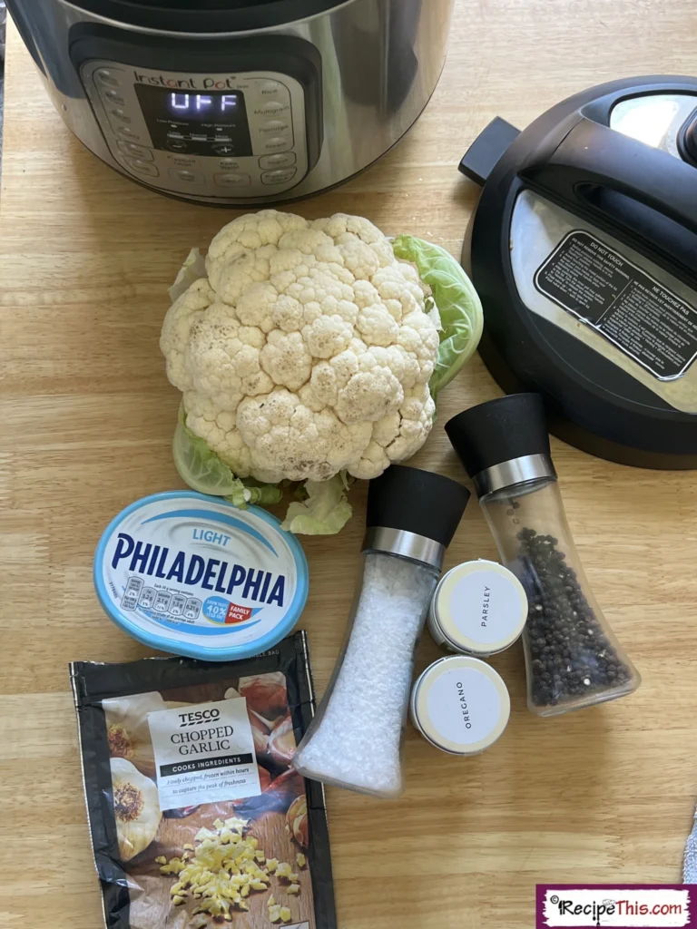 Ingredients For Cauliflower Mashed Potatoes