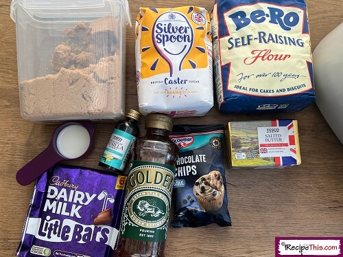 Ingredients For Chocolate Chip Cookies
