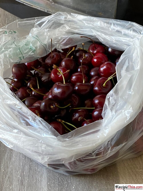 Ingredients For Dehydrated Cherries