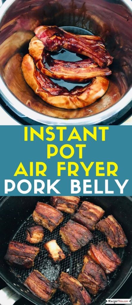 Instant Pot Air Fryer Pork Belly recipe
