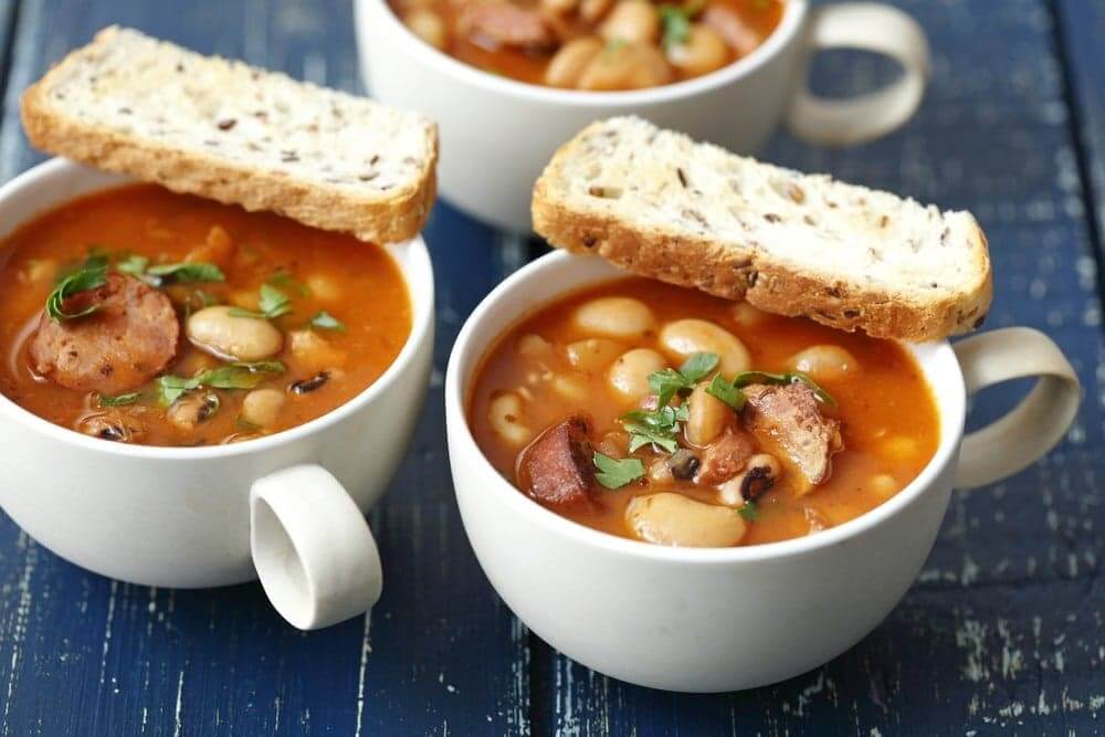 Instant Pot Bean Bacon Soup