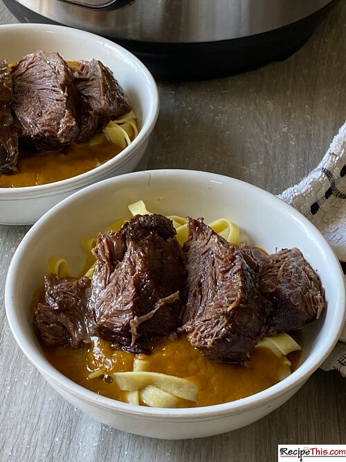 Instant Pot Beef Cheeks Ragu