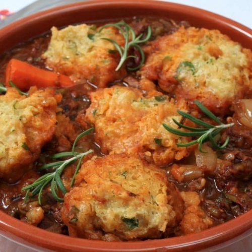 Welcome to my latest Instant Pot recipe and today is another delicious frugal recipe that is so easy to make in the Instant Pot – otherwise known as my Instant Pot Beef Stew Scraps & Parsley Dumplings.