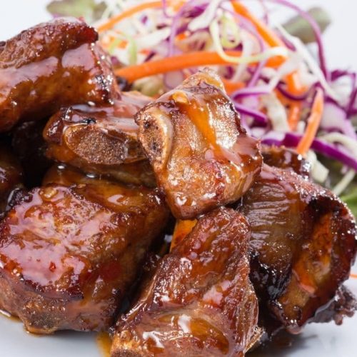 Welcome to my Instant Pot bite sized BBQ pork ribs recipe.