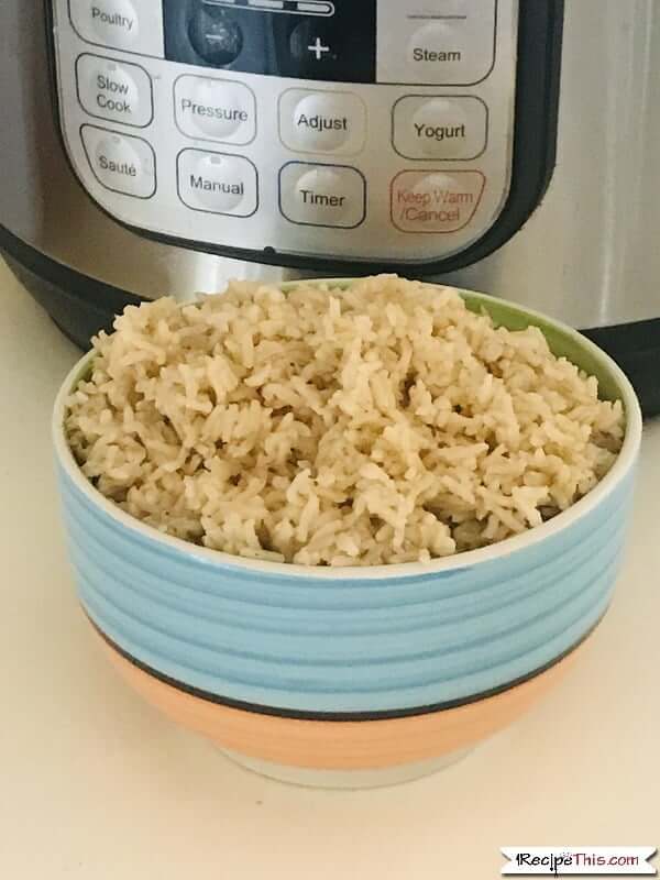 Instant Pot Brown Rice - The Cozy Cook