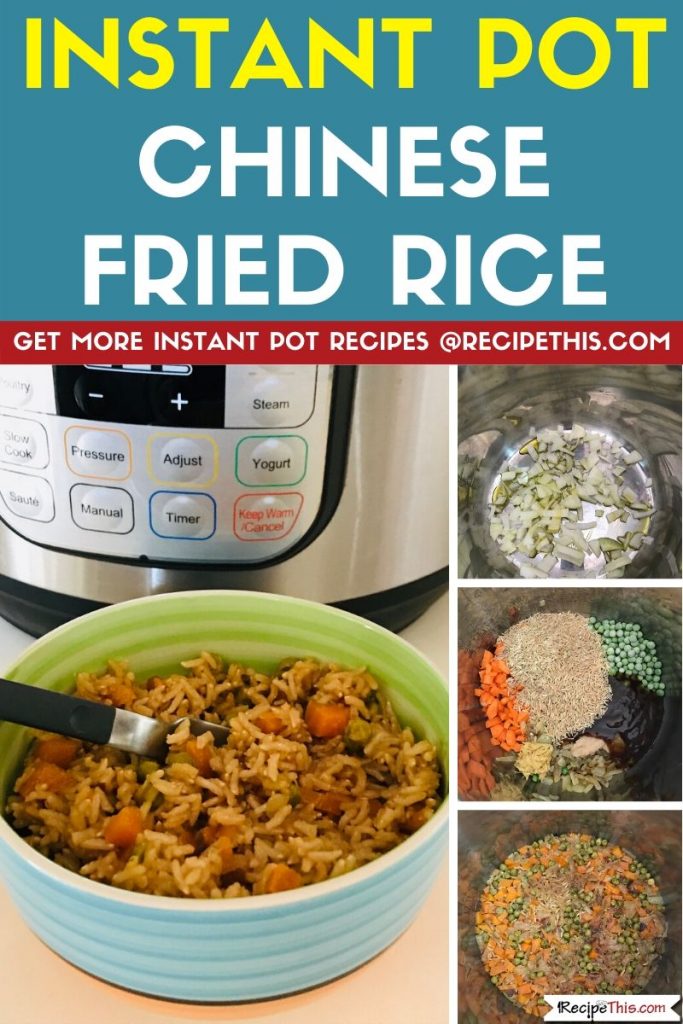 Instant Pot Chinese Fried Rice step by step