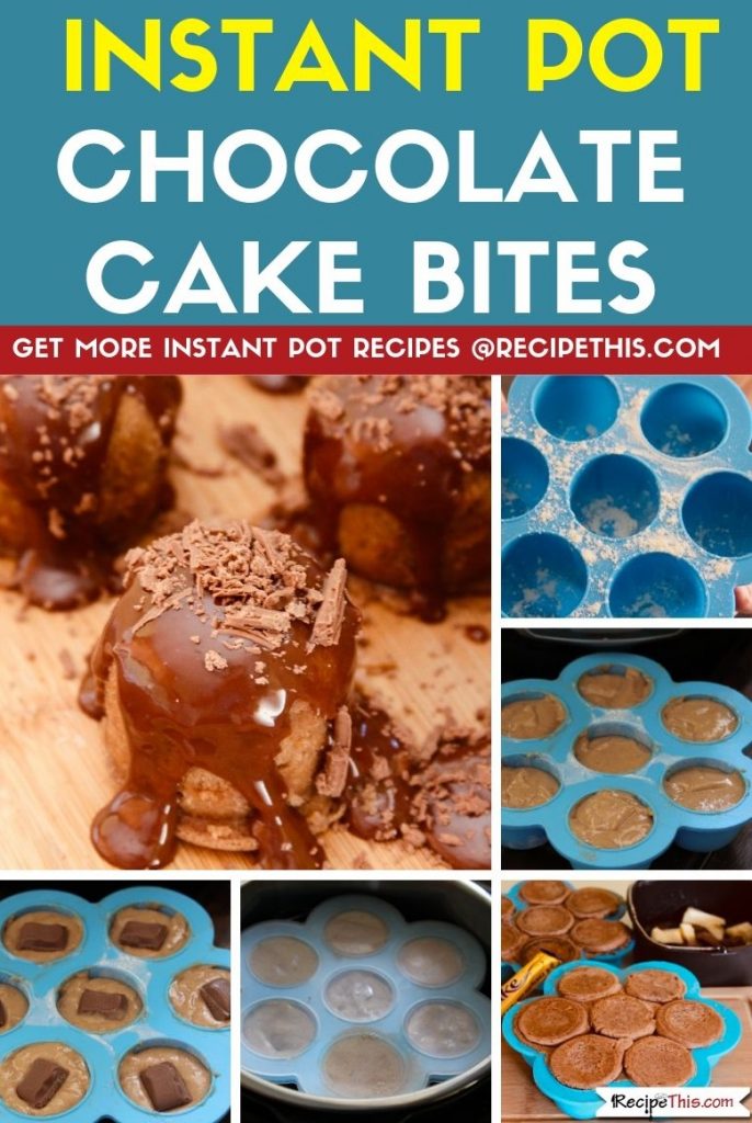 Instant Pot Chocolate Cake Bites Step By Step