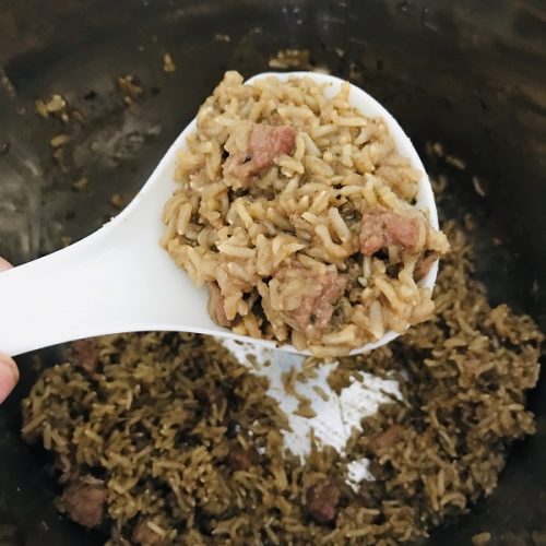 Instant Pot Cuban Pork Fried Rice