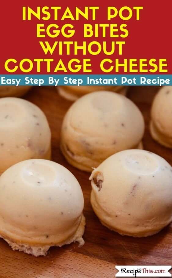 Instant Pot Egg Bites Without Cottage Cheese instant pot recipe